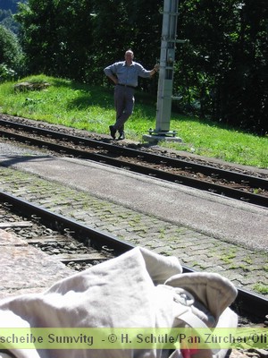 Postillion warten auf den Postwagen