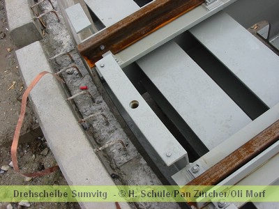Dreh-SCHIENE, Detail