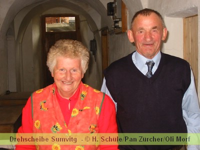 Alexi Bearth + Frau - Korbflechter aus Sumvitg