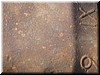 Hieroglyphen in Stahl