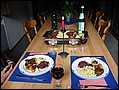 Festliche Wildtafel im Herbst